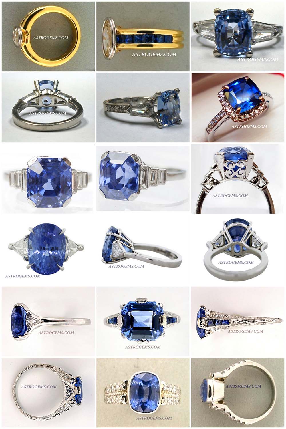 Astrogems makes ayurvedic blue sapphire rings.