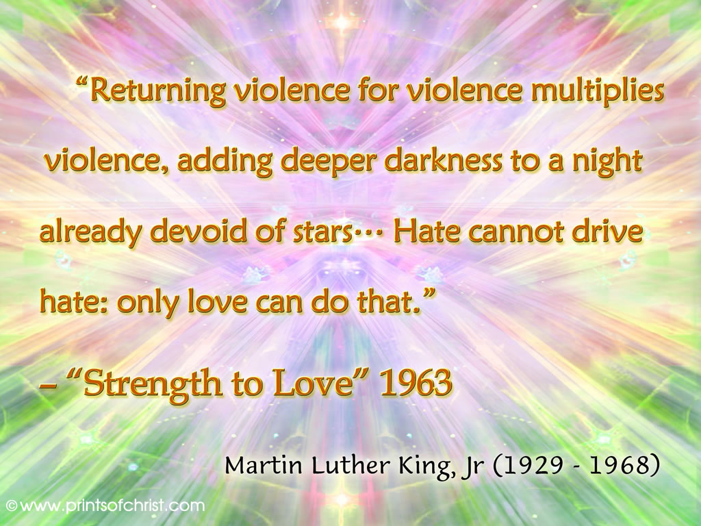 Words of Dr Martin Luther King Jr