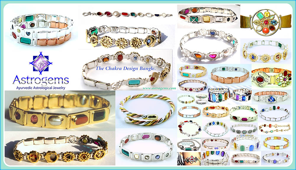 Astrogems custom makes a variety of astrological bangles, bracelets and rings.