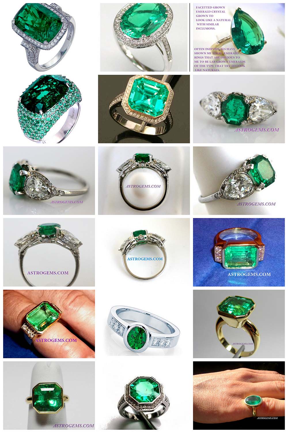 Astrogems can create a wide variety of ayurvedic emerald rings.