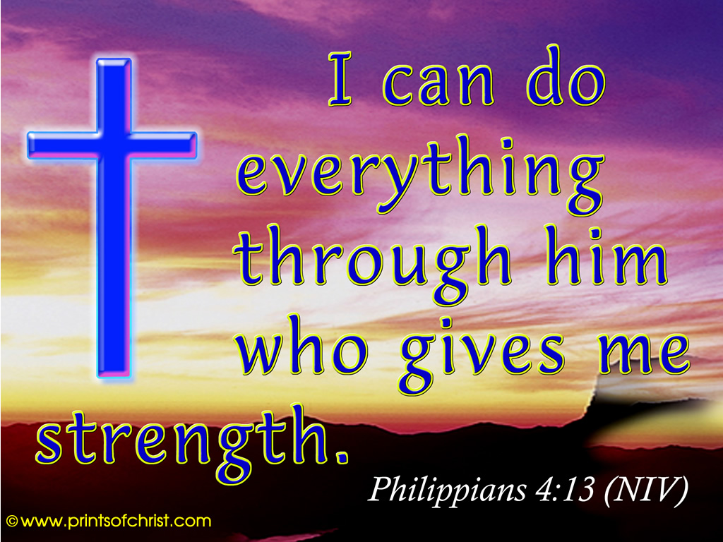 Philippians 4:13 Wallpaper