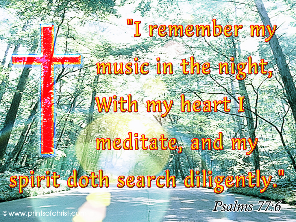 Psalms77:6 Background