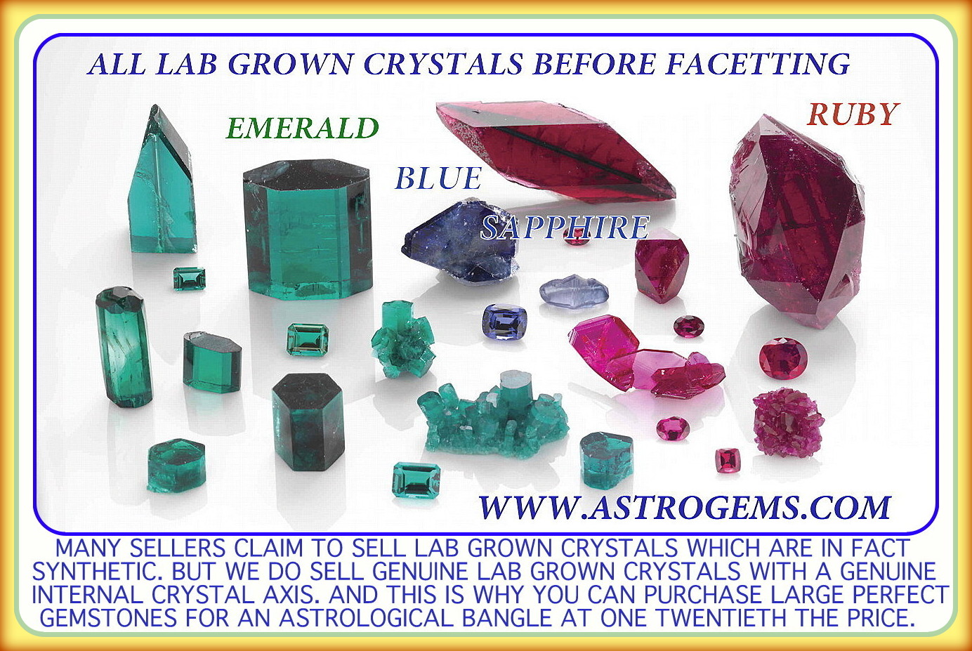 Astrological gemstone bangles made by Astrogems in California.