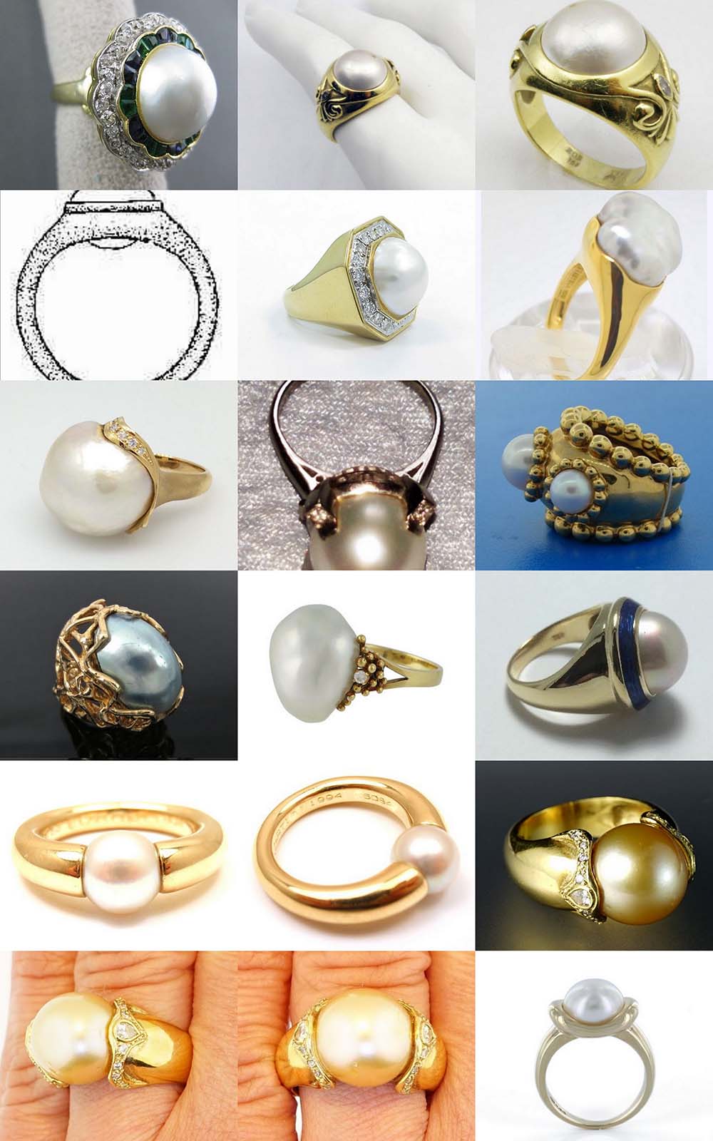 Astrogems can make jyotish pearl rings in any style.