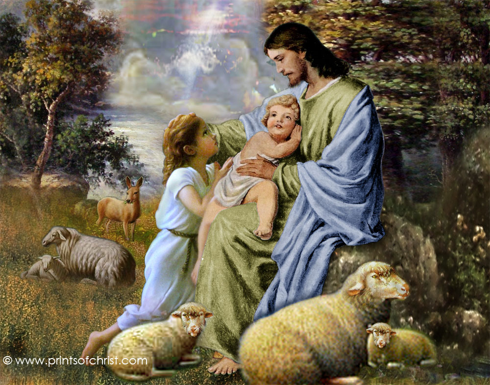 jesus with children image