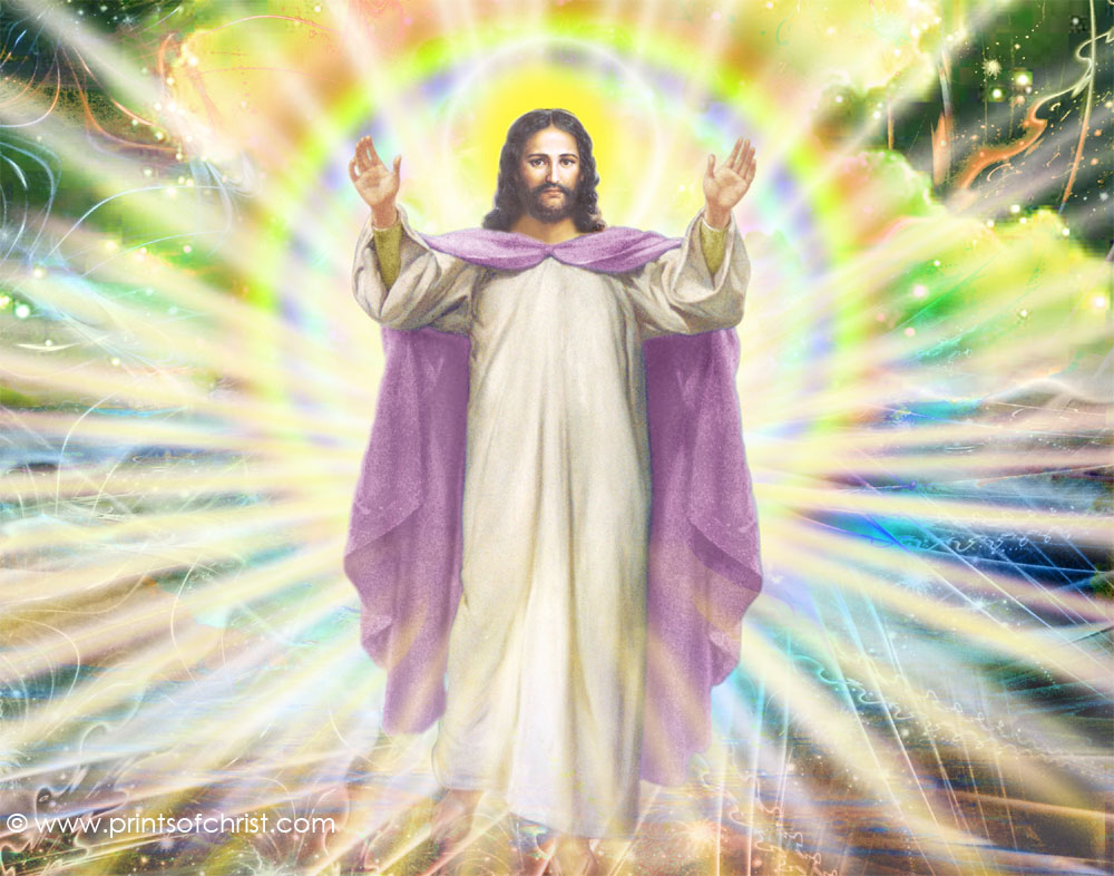 Jesus blessing Background