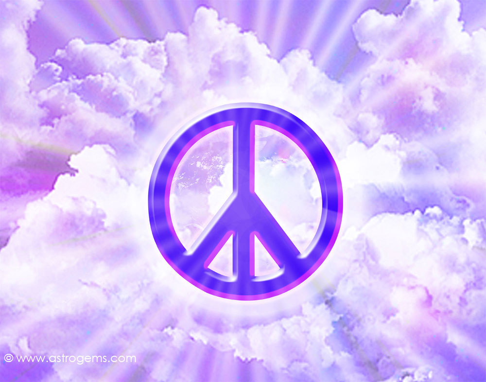 Download Captivating Artwork of Trippy Peace Symbols Wallpaper | Wallpapers .com
